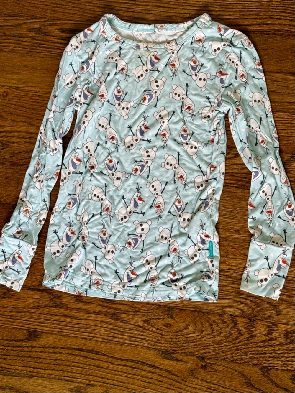 Posh Peanut Olaf print pajamas, size 5/6 good condition